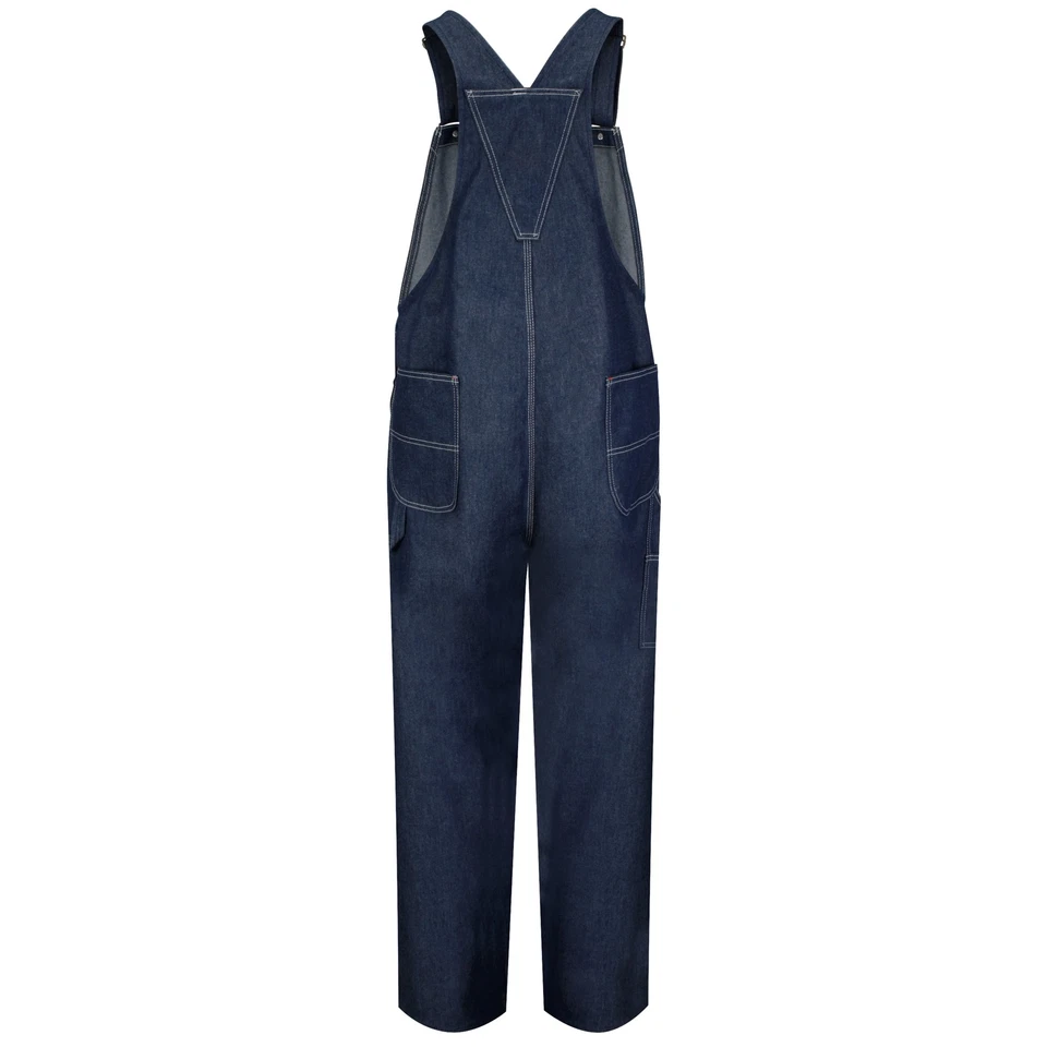 Red Kap Men's Denim Bib Overall - Image 3 of 4