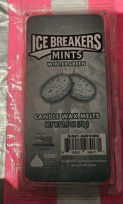 ICE BREAKERS MINTS Wintergreen Candle 8pk Wax Melts ** RARE