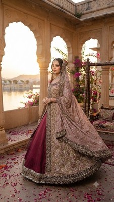 wunderschöne Braut Trachten Lehnga zu verkaufen
