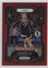 2024 Panini Prizm Monopoly WNBA Red Prizm 31/99 Alysha Clark #7 v9t