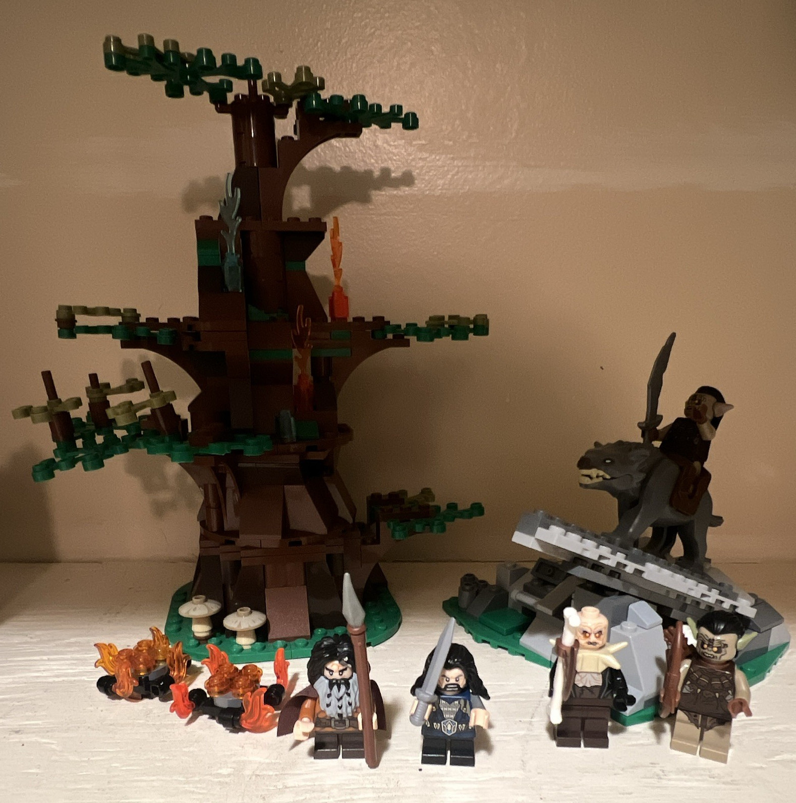 LEGO The Hobbit 79002 Attack of the Wargs Mostly Complete Set No Box w/manual
