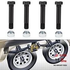 9/16" -18 x 3 Trailer Leaf Spring Shackle Bolt  Lock Nut for 1-3/4" Wide Leaf