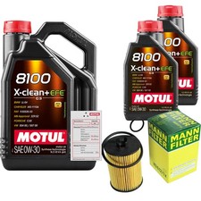 MANN Inspektionspaket 7L MOTUL 8100 X-CLEAN + EFE 0W-30 für Mercedes-Benz MANN Inspektionspaket 7L MOTUL 8100 X-CLEAN + EFE 0W-30 für Mercedes-Benz