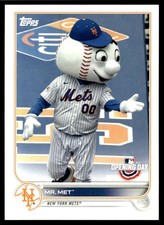 2022 Topps Opening Day Mascots Mr. Met New York Mets #M-14