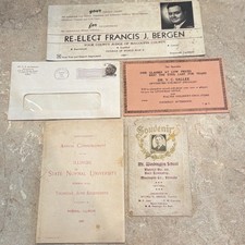 Illinois State Normal Univ 1896 Commencement, Mt Washington School 1903-04 Ephe…