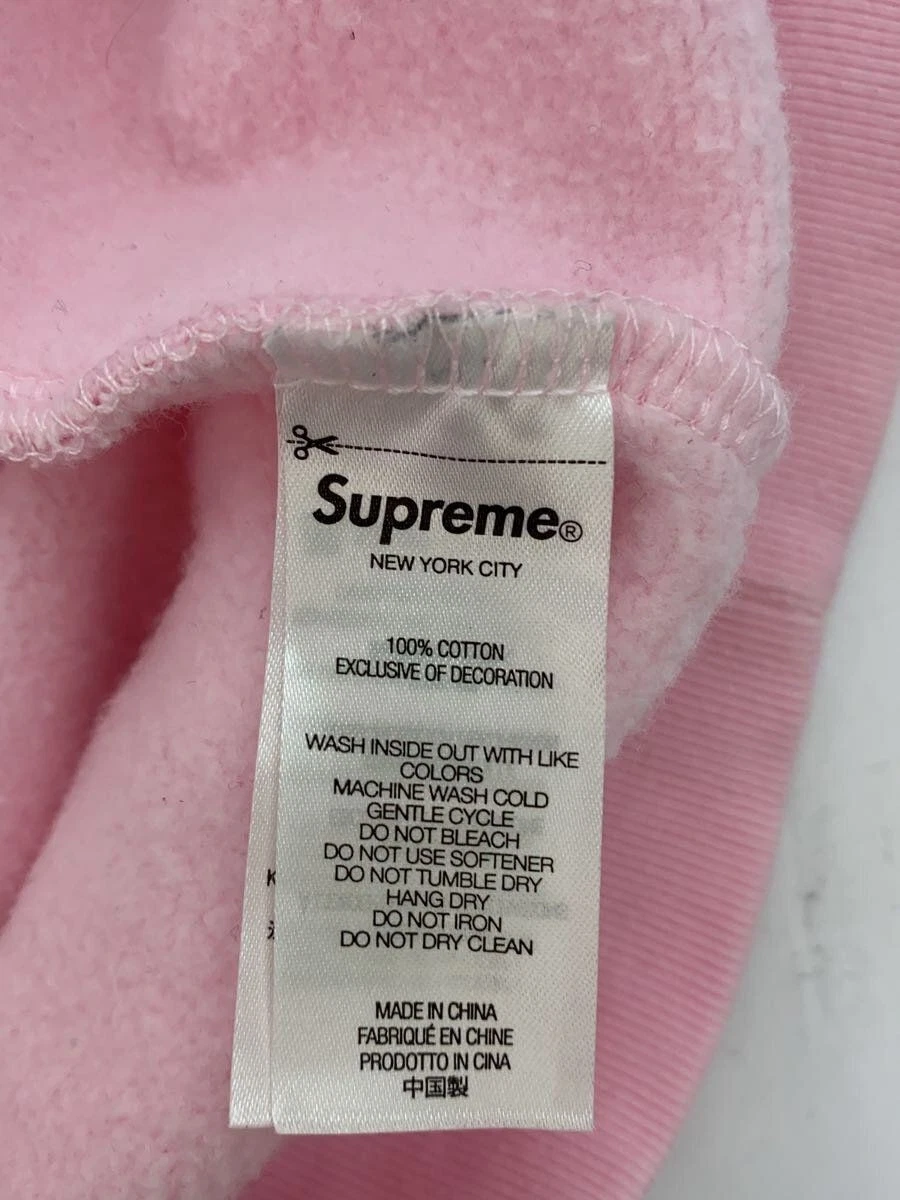 Felpa Supreme con cappuccio XL cotone rosa usata