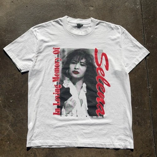 Selena Memorial T Shirt Single Stitch Music Tee 1990s vintage concert t-shirt, vintage, size XL, single stitch, B+ condition