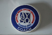 9 AYSO American Youth Soccer Organization Patches "Coach" Founded 1964