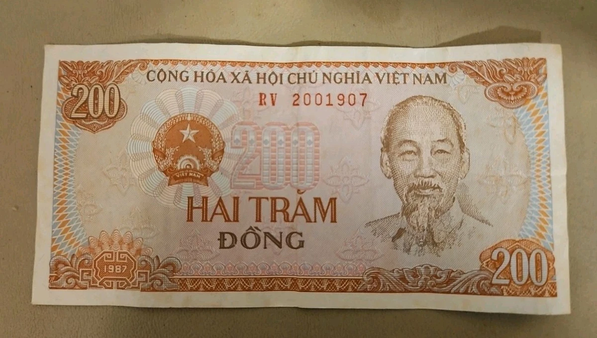 200 越南盾面额1987 越南纸币| eBay