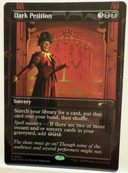 Dark Petition (2525) Borderless Foil Secret Lair: Viva Las Rakdos