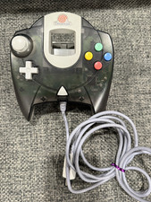 SEGA Dreamcast Controller Clear Black HKT-7700 OEM - Tested & Working