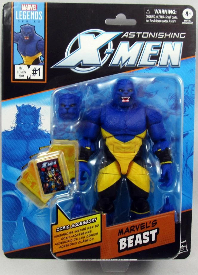 Marvel Legends Beast Astonishing X-Men figurine Hasbro de collection 15 cm