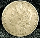 1892 S Morgan Dollar XF Great Eye Appeal Excellent Strike.
