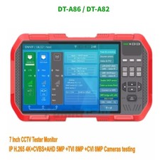 A82 A86 7 Inch 5 In 1 4K 8MP HD IP CCTV Tester Monitor AHD CVI TVI CVBS Camera