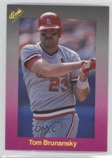 1989 Classic Update Purple Travel Edition Tom Brunansky #186 0d2