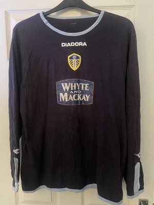 Leeds United Diadora 2004-05 Training Top Shirt Whyte & Mackay Vintage Retro L