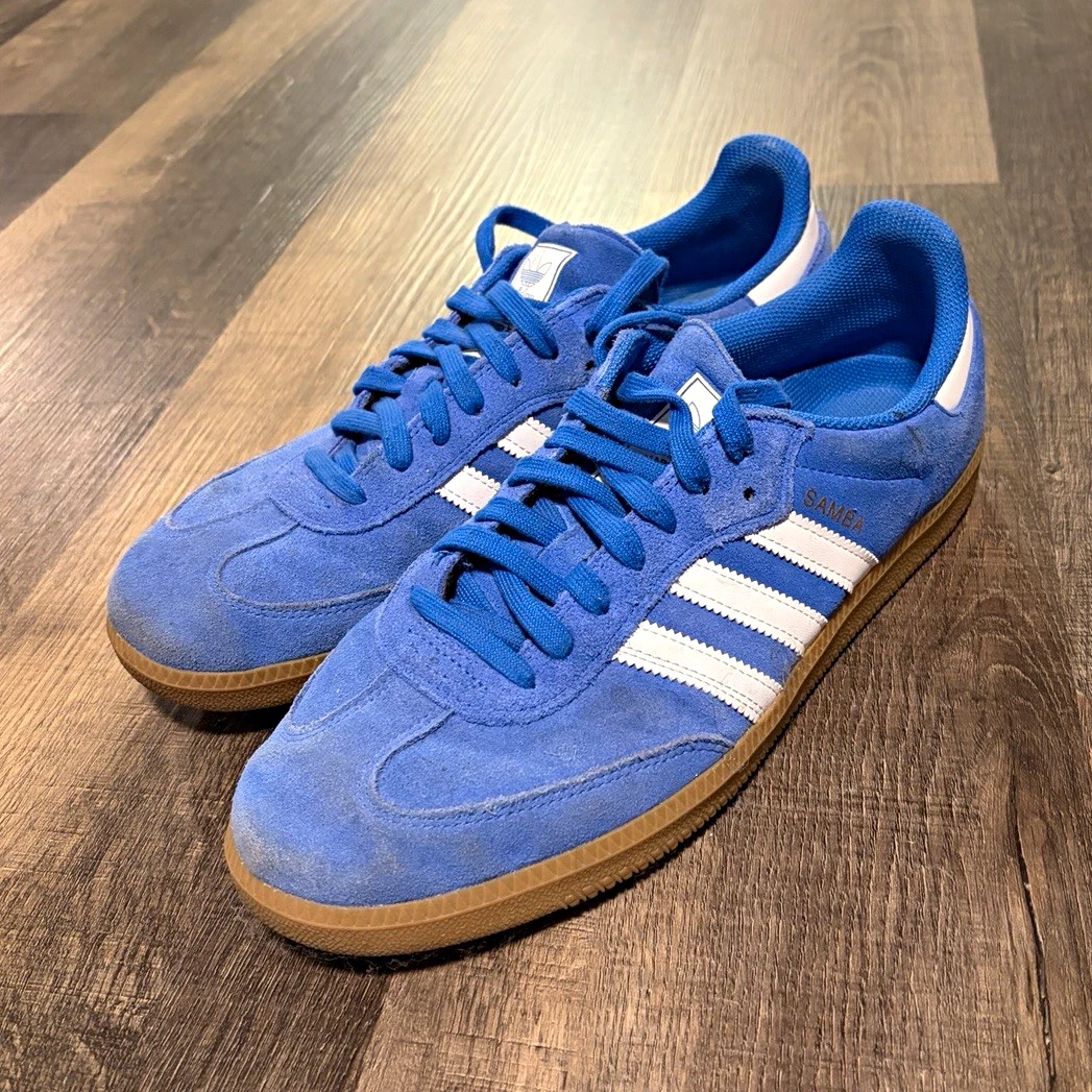 adidas Samba Low Blue for Sale | Authenticity Guaranteed | eBay