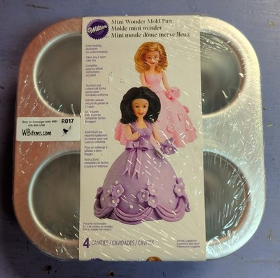 Wilton Mini Wonder Mold Doll Cake Pans Wonder Mold 4 Cavity 2105-3020