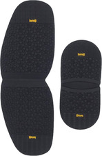 Shoe Repair Rubber Heels and Half Sole use for ice and Snow,4mm Thickness Hal...