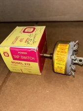 Ohmite Model 212-12 20Amp, 150Volt NOS Power Tap Switch Non Shorting #J