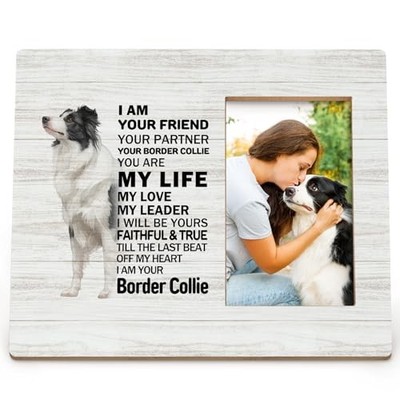 Border Collie Gifts for Women Men Dog Lovers Owner, Border Collie Decor 