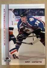 2000-01 In the Game Be A Player Memorabilia - Dan Hinote #345 Ruby /200