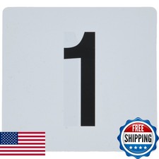 Winco TBN-100 Table Numbers 1-100, 4" x 3-3/4", Plastic