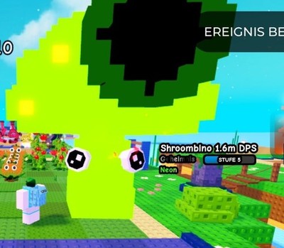  NEON  HUGE 1,6M    SHROOMBINO  | Plants vs Brainrots