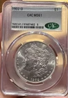 1902 O CAC  MS61 Morgan Silver Dollar $1 US Mint Coin 1902-O MS-61 CAC