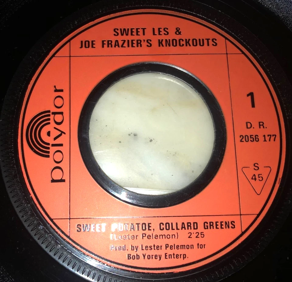 Sweet Les & Joe Frazier's Knockout - 45 T SP Sweet Potatoe, Collard Greens (1972 - Photo 2/4