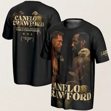 Canelo Vs Crawford Prosphere T Shirt Unisex Full Size