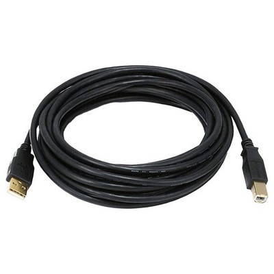 MONOPRICE 5440 Standard USB Cable,Black,15ft L 5XFW0