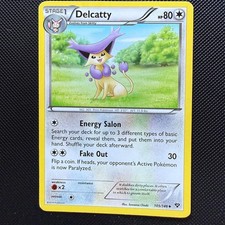 Delcatty 105/146 Uncommon XY Base Set Pokemon Moderately Played