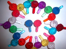 20 VINTAGE BERRY BUMPY BULBS Ceramic Christma...