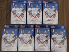 Lot of Qty (7) - 2026 Topps 75 MLB Baseball Series 2 Hanger Box - Factory Sealed