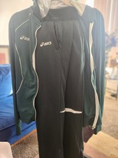 Asics Tracksuit Women's Green/white Sz Xs