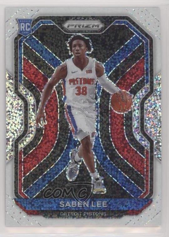 2020-21 Panini Prizm White Sparkle Prizm Saben Lee #261 Rookie RC