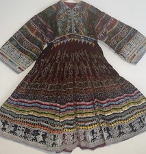 Women Vintage Afghani Dress Handmade Embroidery