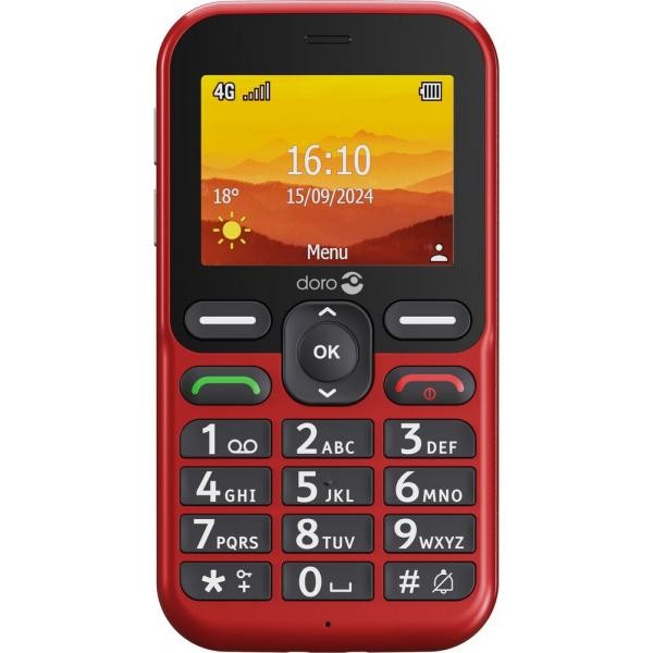 4072035 Doro Doro Leva L10 6,1 cm (2.4) 120,7 g Rosso Telefono cellulare basico
