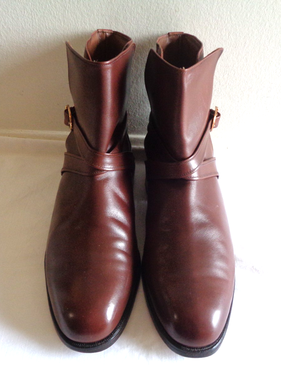 Allen Edmonds Ostendo St. George Ankle Strap Boots Men\ display picture 2