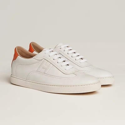 HERMES Quicker Luxury sneaker- size 43EU/10US - BONE/WHITE