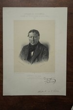 DUPONT DE L'EURE (1767-1855) PORTRAIT ENGRAVING 19th century, born in NEUBOURG