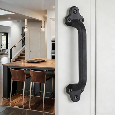 #ad 9 Inch Barn Door Handles Heavy Duty Rustic Design Barn Door Pull for DIY Sl... $21.10