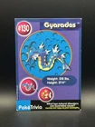 Gyarados #130 Pokemon Poketrivia MewTwo Movie Card Burger King Vintage