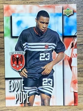 Upper Deck Bandai MLS Card 1997 Eddie Pope 50 D.C. United