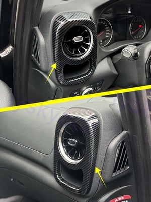 Carbon Fiber Interior Air Vent Cover Trims For Benz Vito/ V-Class W447 2024 2025