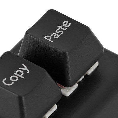Programmable Keypad 2 Keys Copy Paste Red Switch USB C Connection Mini Mecha SET