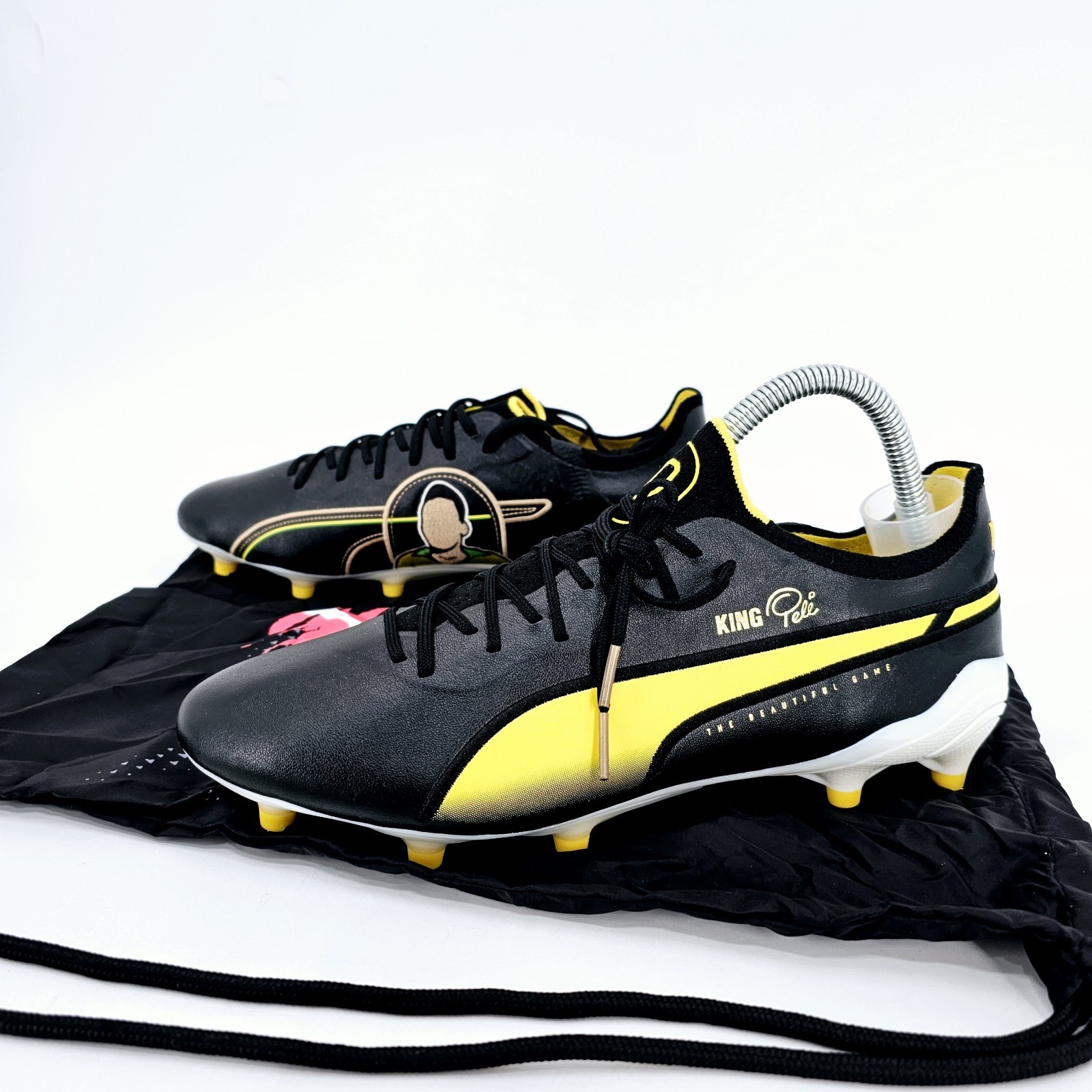 Puma King Ultimate Pelé FG AG “Legend Pack” - Men’s 10 US - BRAND NEW W/ BOX! Puma King Ultimate Pelé FG AG Legend Pack Soccer Cleat Black  main image 3