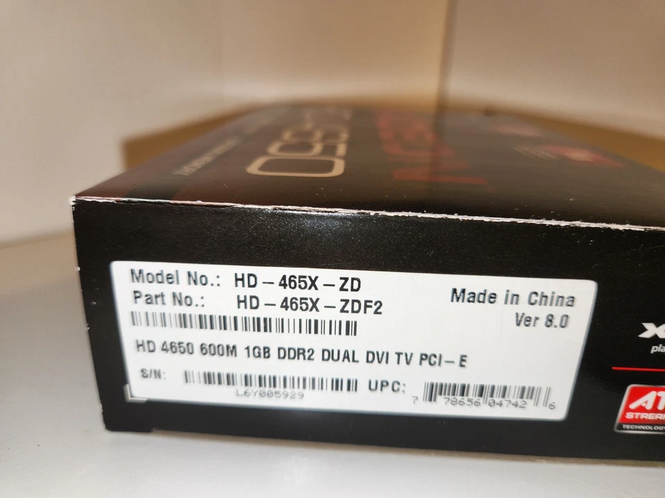 XFX Radeon HD 4650 1GB DDR2 Video Card Windows XP Gaming HD-465X-ZDF2 - Image 2 of 4