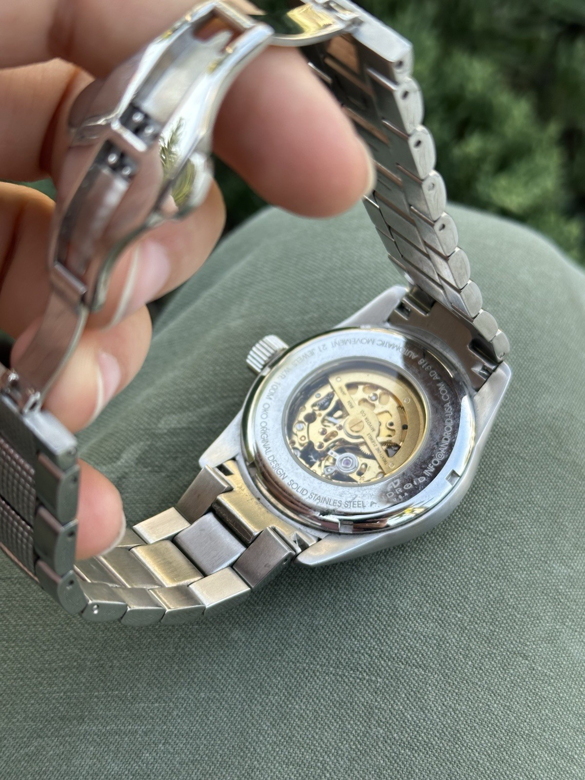 Android AD318 Skeleton Automatic Watch 21 Jewel M… - image 6